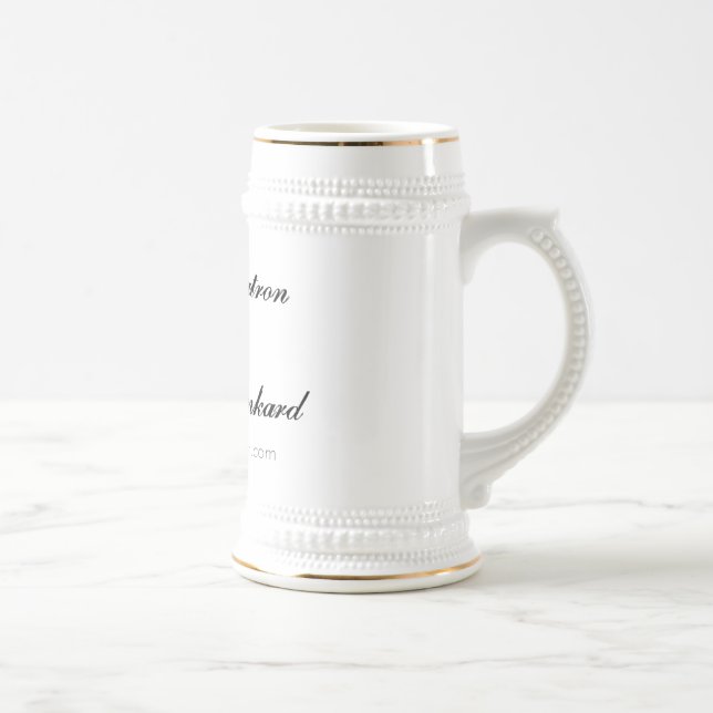 Stolzer Gönner des Reich-Kruges, www.worldof… Bierglas (Rechts)