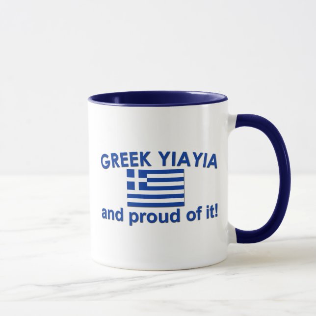 Stolzer Grieche Yia Yia Tasse (Rechts)