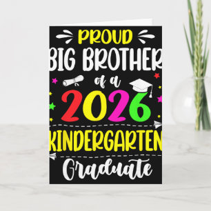 Stolzer großer Bruder Cl von 2026 Kindergartenabso Karte