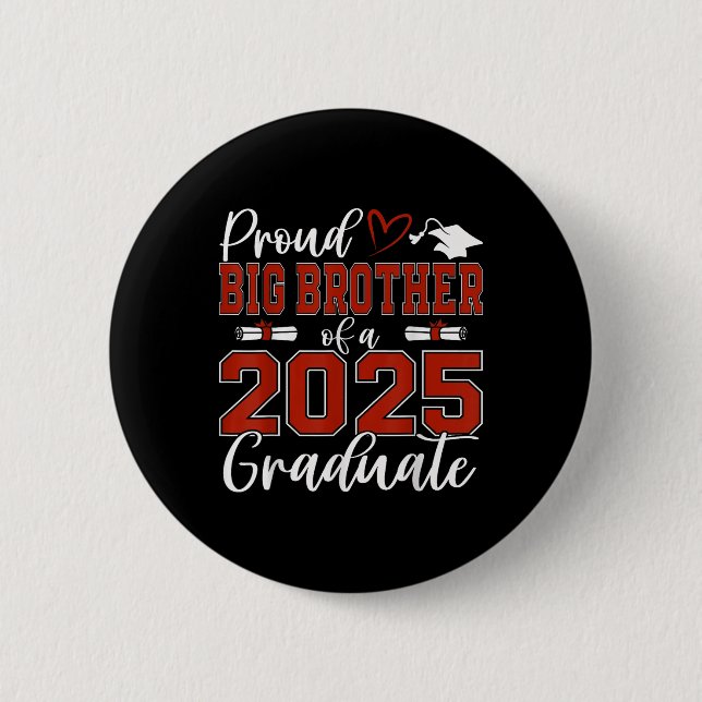 Stolzer großer Bruder eines Cl-Absolventen 2025 Gr Button (Vorderseite)