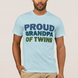 Stolzer Großvater der Zwillinge T-Shirt