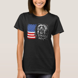 Stolzer Havanese Amerikanischer Flagge Patriotisch T-Shirt