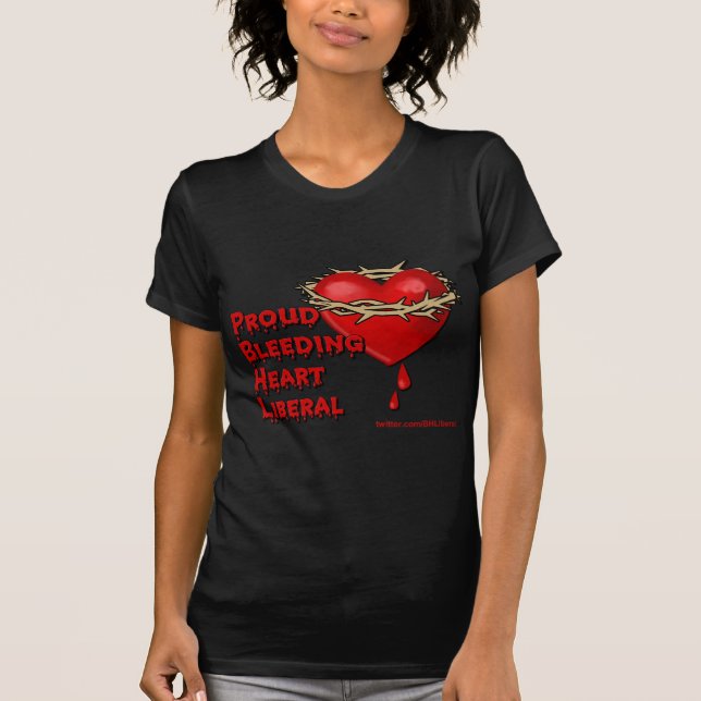 Stolzer Herz-Liberaler T-Shirt (Vorderseite)