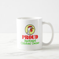 Stolzer Hinterhof-Huhn-Inhaber-lustige Tasse