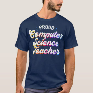 Stolzer Informatiklehrer Job Beruf T-Shirt