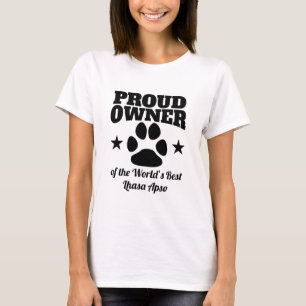 Stolzer Inhaber des besten Lhasas Apso der Welt T-Shirt