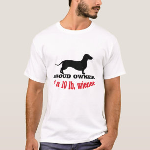 Stolzer Inhaber eines 10 lbs. T-Shirt