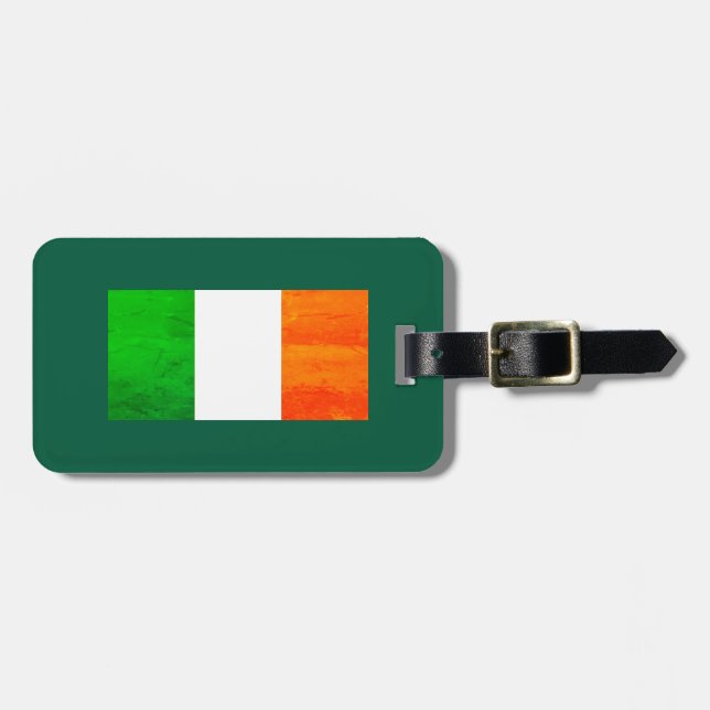 Stolzer Ire aus Chicago - St. Paddy's Day Gepäckanhänger (Vorderseite horizontal)