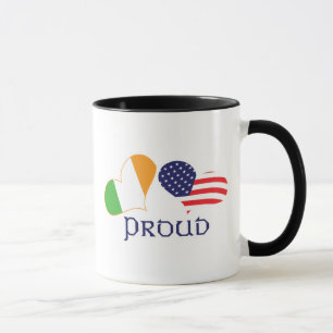stolzer irischer Amerikaner Tasse