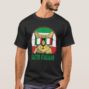 Stolzer italienischer Gatto Italiano Süßer italien T-Shirt