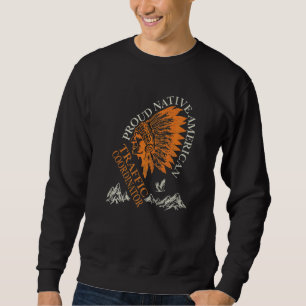 Stolzer Job-Traffic-Koordinator indianischer Absta Sweatshirt