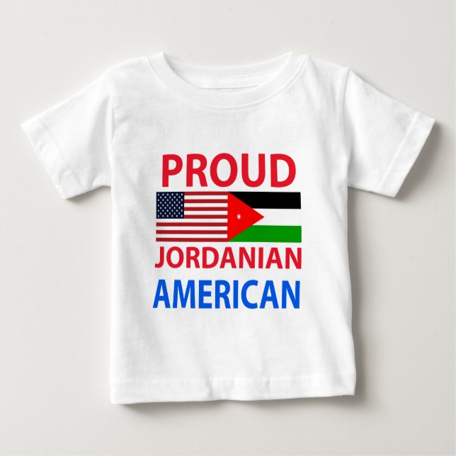 Stolzer jordanischer Amerikaner Baby T-shirt (Vorderseite)