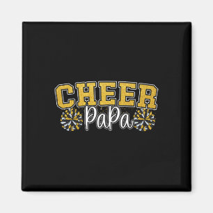 Stolzer Jubel Papa Mein Lieblings-Cheerleader Ruft Magnet