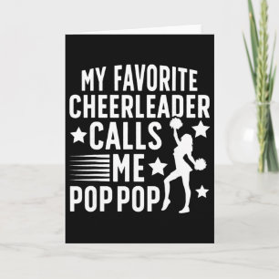 Stolzer Jubel Pop Pop Cheerleader Pop Pop Cheerlea Karte