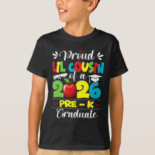 Stolzer kleiner Cousin des Pre-K-Absolventen 2026 T-Shirt