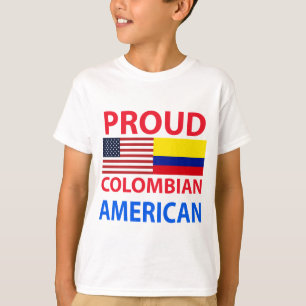 Stolzer kolumbianischer Amerikaner T-Shirt