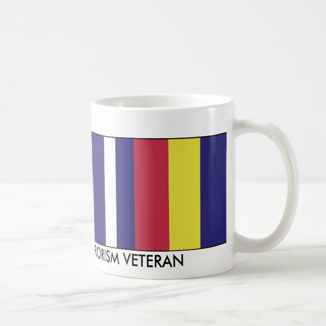 STOLZER KRIEG GEGEN DEN TERRORISMUSS-VETERAN KAFFEETASSE (Rechts)