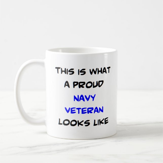 stolzer Kriegsveteran Kaffeetasse (Links)
