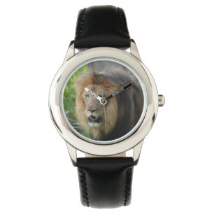 Stolzer Löwe Armbanduhr