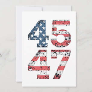 Stolzer Maga 47. Trump gewann am Tag der Amtseinfü Einladung