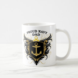 Stolzer Marine-Vater Tasse