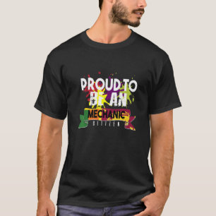 Stolzer Mechaniker Bürger Beruf Karriere Arbeiter T-Shirt