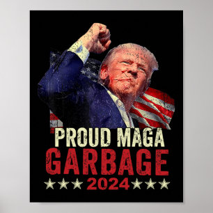 Stolzer Mega-Müll Trump-Anhänger 11 Poster