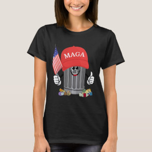 Stolzer Mega-Müll Trump-Anhänger Mülltonnen-Carto T-Shirt