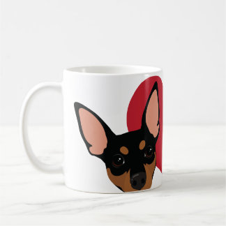 STOLZER MINIMALER BUTTON-MAMA/VATER klassische Kaffeetasse