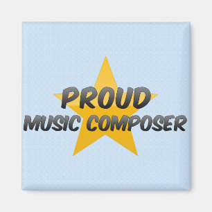 Stolzer Musik-Komponist Magnet