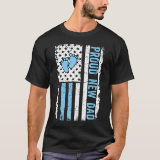 Stolzer Neuer Papa Für Männer Neuer Junge Baby Vat T-Shirt
