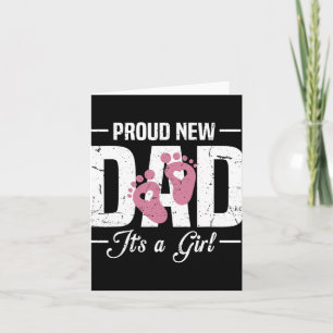 Stolzer neuer Vater Daddy Es ist ein erster Vater Karte