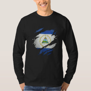 Stolzer Nicaraguaner Zerrissene Nicaraguanische F T-Shirt