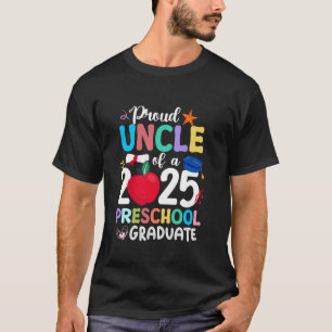 Stolzer Onkel des Absolventen der Vorschule 2025 T-Shirt