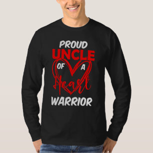 Stolzer Onkel eines Herzens Kriegers CHD-Bewusstse T-Shirt