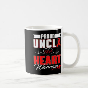 Stolzer Onkel eines Herzens Kriegers Herzkrankheit Kaffeetasse