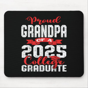 Stolzer Opa des 2025 Absolventen College-Shirt Abs Mousepad