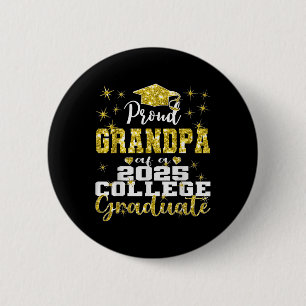 Stolzer Opa des Hochschulabsolventen 2025 Familie Button