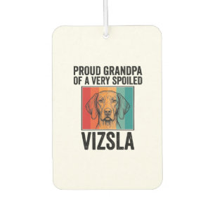 Stolzer Opa Vizsla Vintage Hundeliebhaber Design_1 Autolufterfrischer