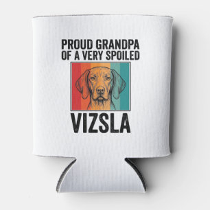 Stolzer Opa Vizsla Vintage Hundeliebhaber Design_1 Dosenkühler