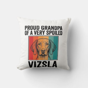 Stolzer Opa Vizsla Vintage Hundeliebhaber Design_1 Kissen