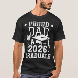 Stolzer Papa 2026 Absolvent Abschluss Familie T-Shirt