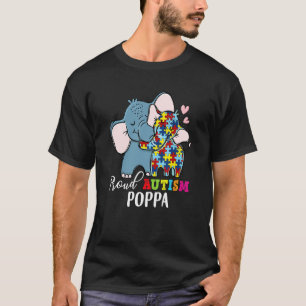 Stolzer Papa Autismus-Bewusstsein Familie passend T-Shirt