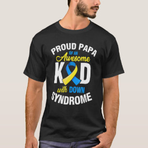 Stolzer Papa eines großartigen Kindes Down-Syndrom T-Shirt