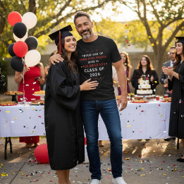 Stolzer Papa von ihr Abiturjahrgang Klasse 2026 T-Shirt