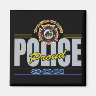 Stolzer Polizei-Sohn Magnet