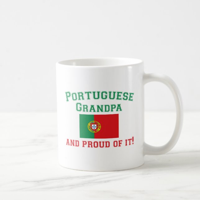 Stolzer portugiesischer Großvater Kaffeetasse (Rechts)