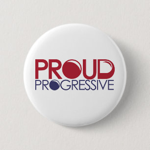 Stolzer Progressist Button