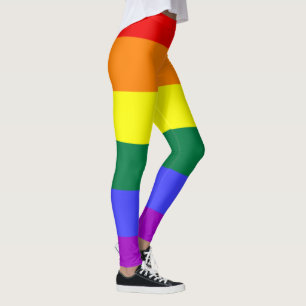 Stolzer Regenbogendruck coole Leggings