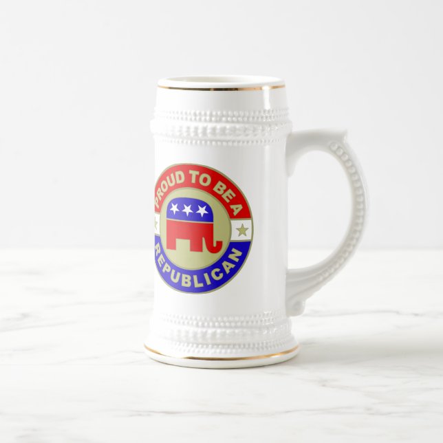 Stolzer republikanischer Stein Bierglas (Rechts)